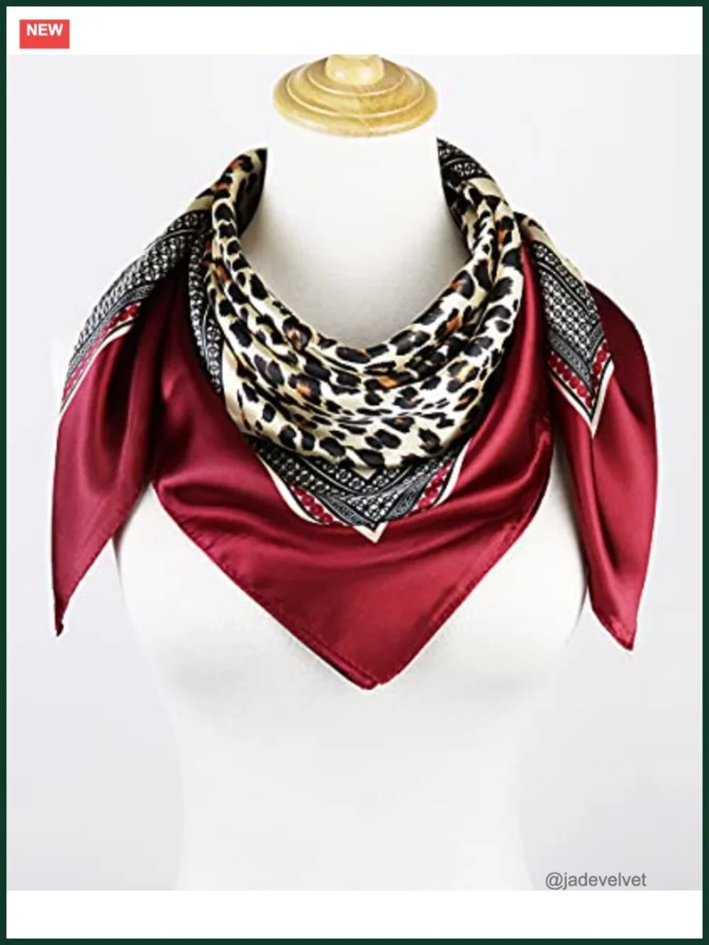 Satin Head Scarf for Women Silk Like 35x35 Hair Wrap Bandana Neck Scarf
